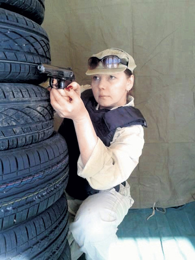 В стрельбе вице-президенту по безопасности охранных структур «Международной контртеррористической ассоциации» нет равных