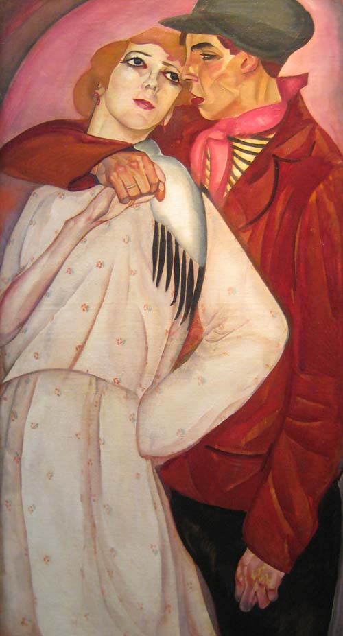 Борис Григорьев. Жиган и проститутка. 1917 год