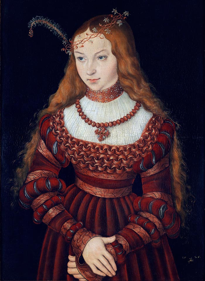 Такой Сибиллу Клевскую увидел Лукас Кранах в 1526 году. Источник: wikimedia.org