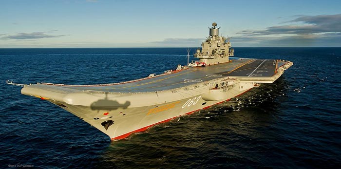 Российский тяжелый авианесущий крейсер «Адмирал флота Советского Союза Кузнецов». Фото: Министерство обороны РФ