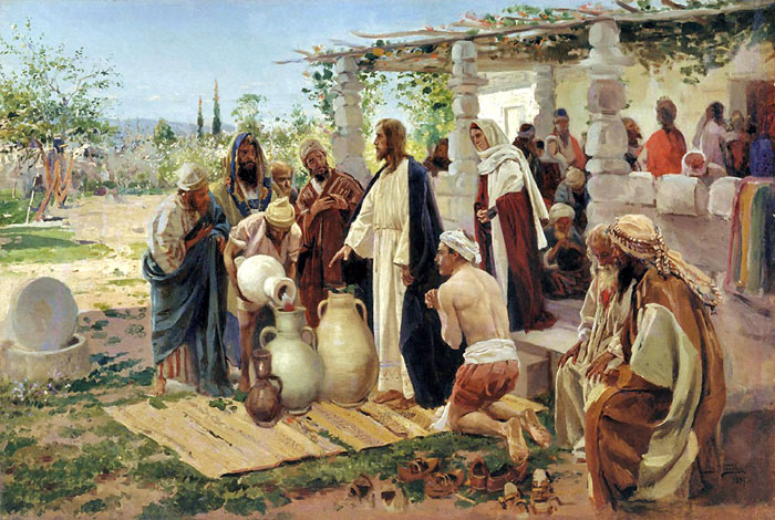 Владимир Маковский, «Чудо в Кане» (1887)