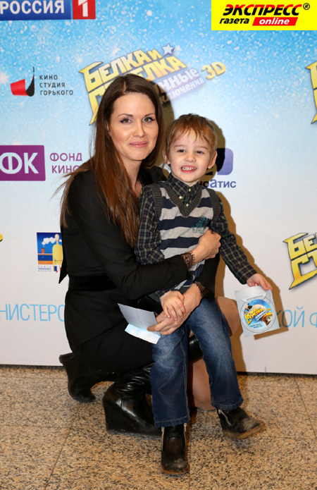НАТАЛЬЯ ЛЕСНИКОВСКАЯ С СЫНОМ