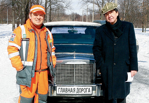 ФЕДОРЦОВ в восторге от раритетного авто Георгия ЖЕМЧУЖНОГО