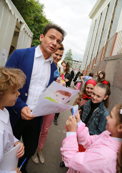 Работы малышей понравились актеру и телеведущему