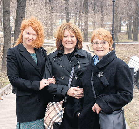 Три любимые женщины звезды: дочка Аня, жена Таня и теща Тамара Алексеевна