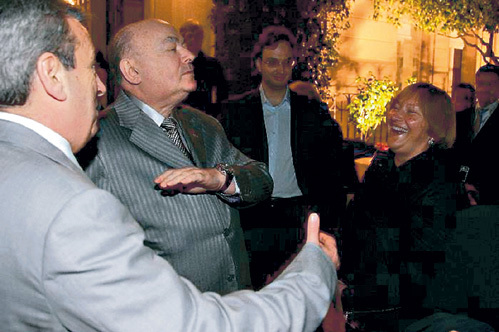 Владиимир РЕСИН и Елена БАТУРИНА в гостях у миллиардера Шалвы ЧИГИРИНСКОГО на его вилле в Монако