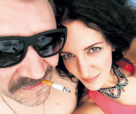 Сергей с женой Матильдой