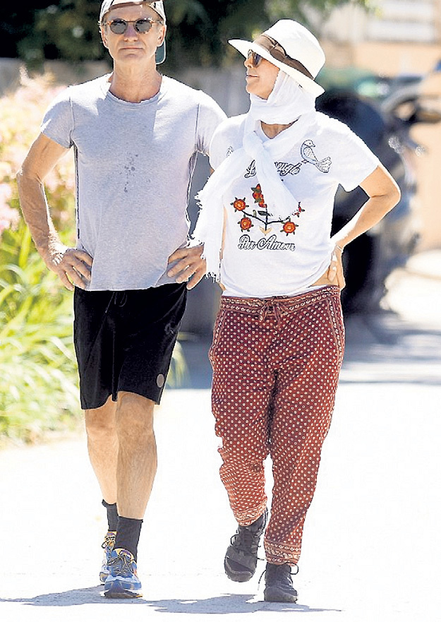 СТИНГ и Труди вместе уже около 30 лет, но по-прежнему предпочитают отдыхать вместе