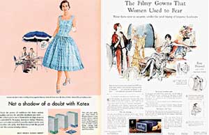 ПЕРВАЯ РЕКЛАМА "KOTEX": для женщин тампоны стали настоящей сексуальной революцией