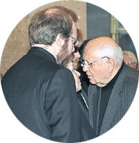 Михаил ГОРБАЧЁВ (справа) нашёл тёплые слова для вдовы