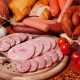 мясо, колбасы, сосиски, пятерочка