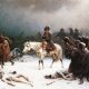 Отступление Наполеона из Москвы, Адольф Нортен, 1851 год. wikimedia
