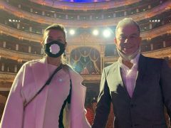 Газманов с женой в Большом театре